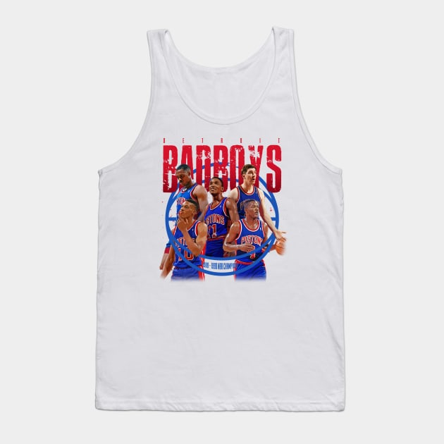 Detroit Pistons Bad boys Tank Top by Juantamad